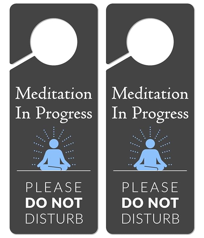 Meditation Door Hang Meditation Door Hang